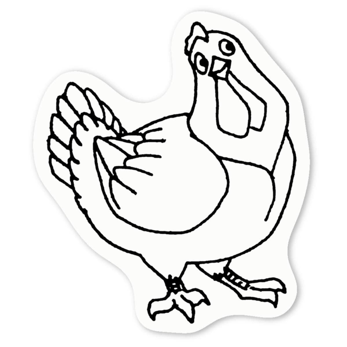 'Chicken' Premium Vinyl Decal Stickers – Waterproof, Durable & Easy to Apply - Ideal for Cars, Windows, Bins and More (DW019629)