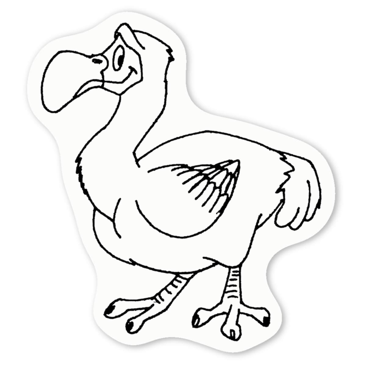'Dodo Bird' Premium Vinyl Decal Stickers – Waterproof, Durable & Easy to Apply - Ideal for Cars, Windows, Bins and More (DW020058)