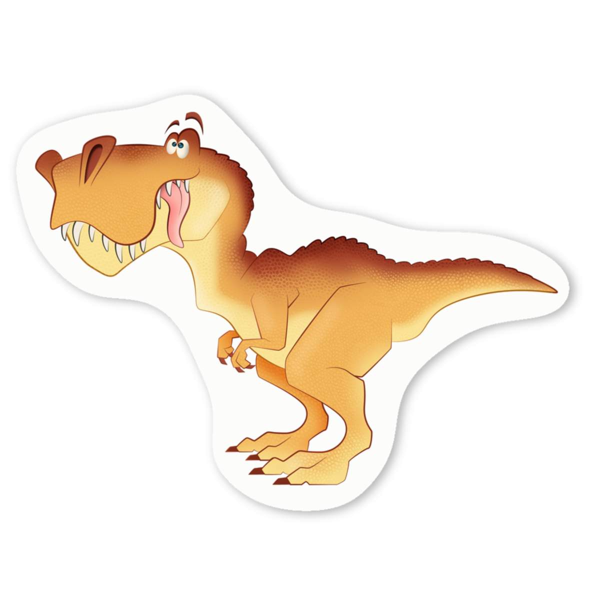 'Goofy Dinosaur' Premium Vinyl Decal Stickers – Waterproof, Durable & Easy to Apply - Ideal for Cars, Windows, Bins and More (DW020552)