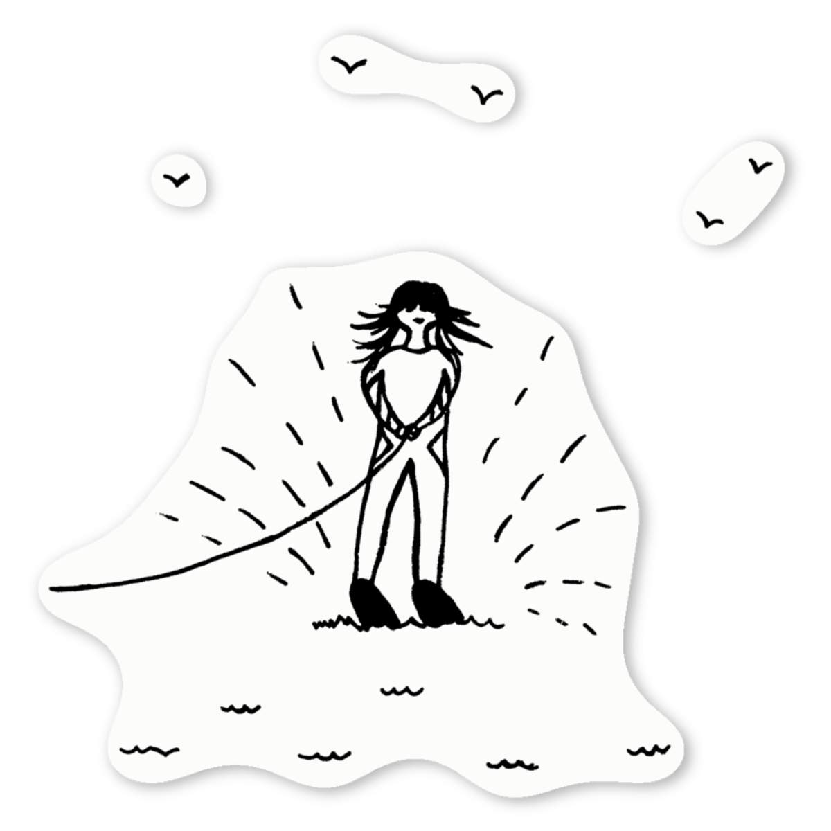 'Fantastic fun water skiing ' Premium Vinyl Decal Stickers – Waterproof, Durable & Easy to Apply - Ideal for Cars, Windows, Bins and More (DW040054)