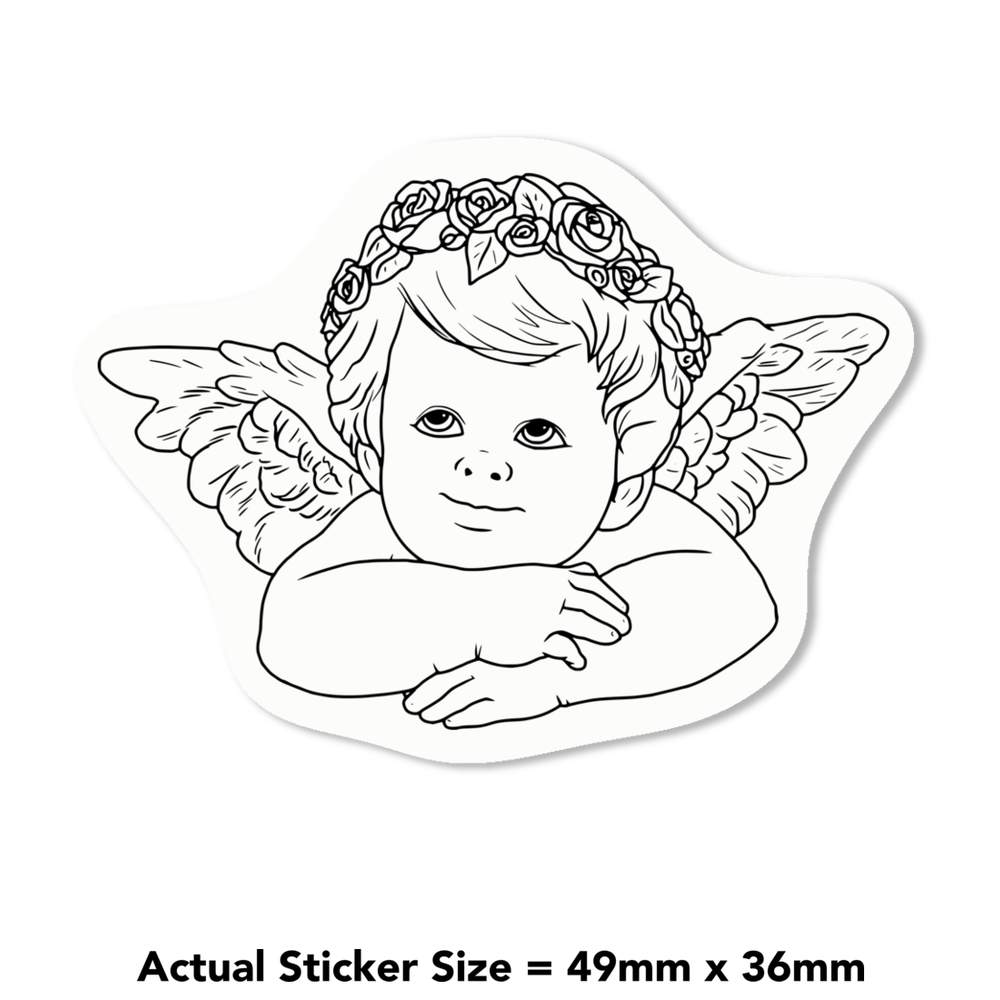 'Cheerful Cherub' Decal Stickers (DW040630) - Picture 9 of 30