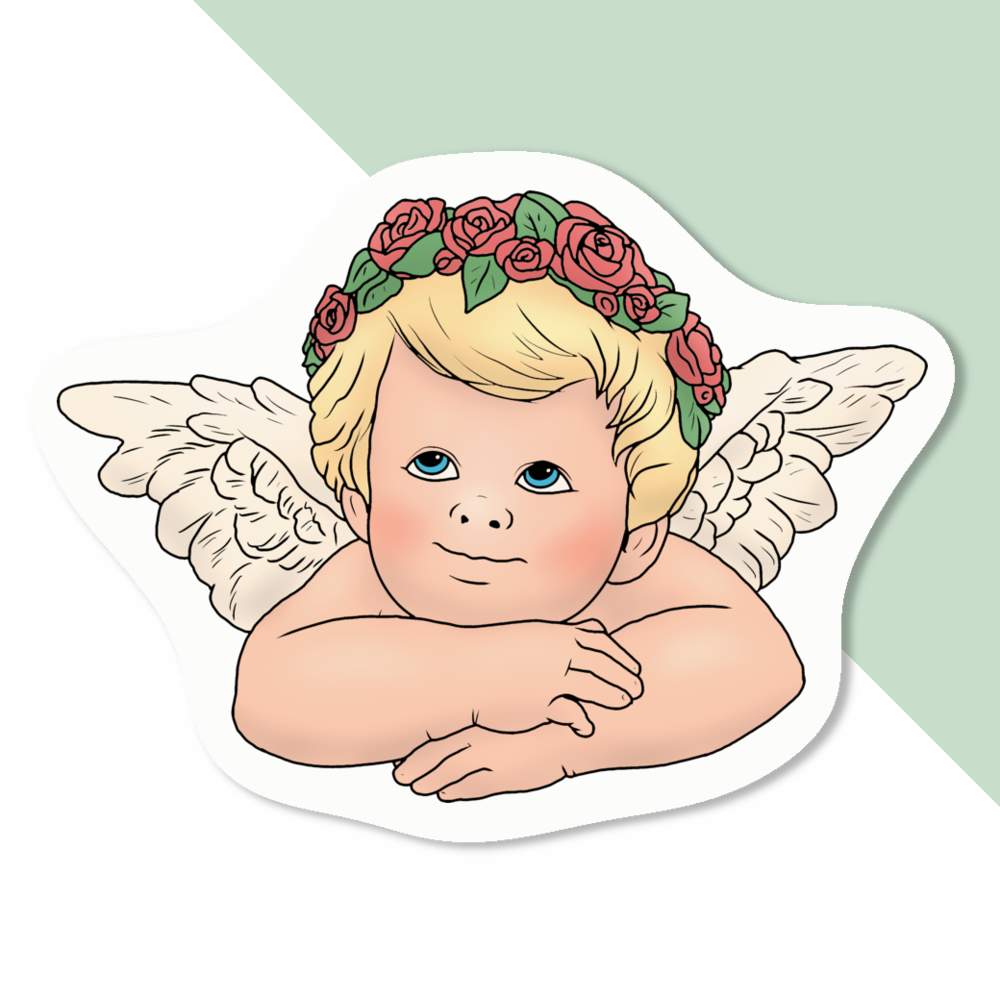 'Cheerful Cherub' Decal Stickers (DW040631) - Picture 7 of 30