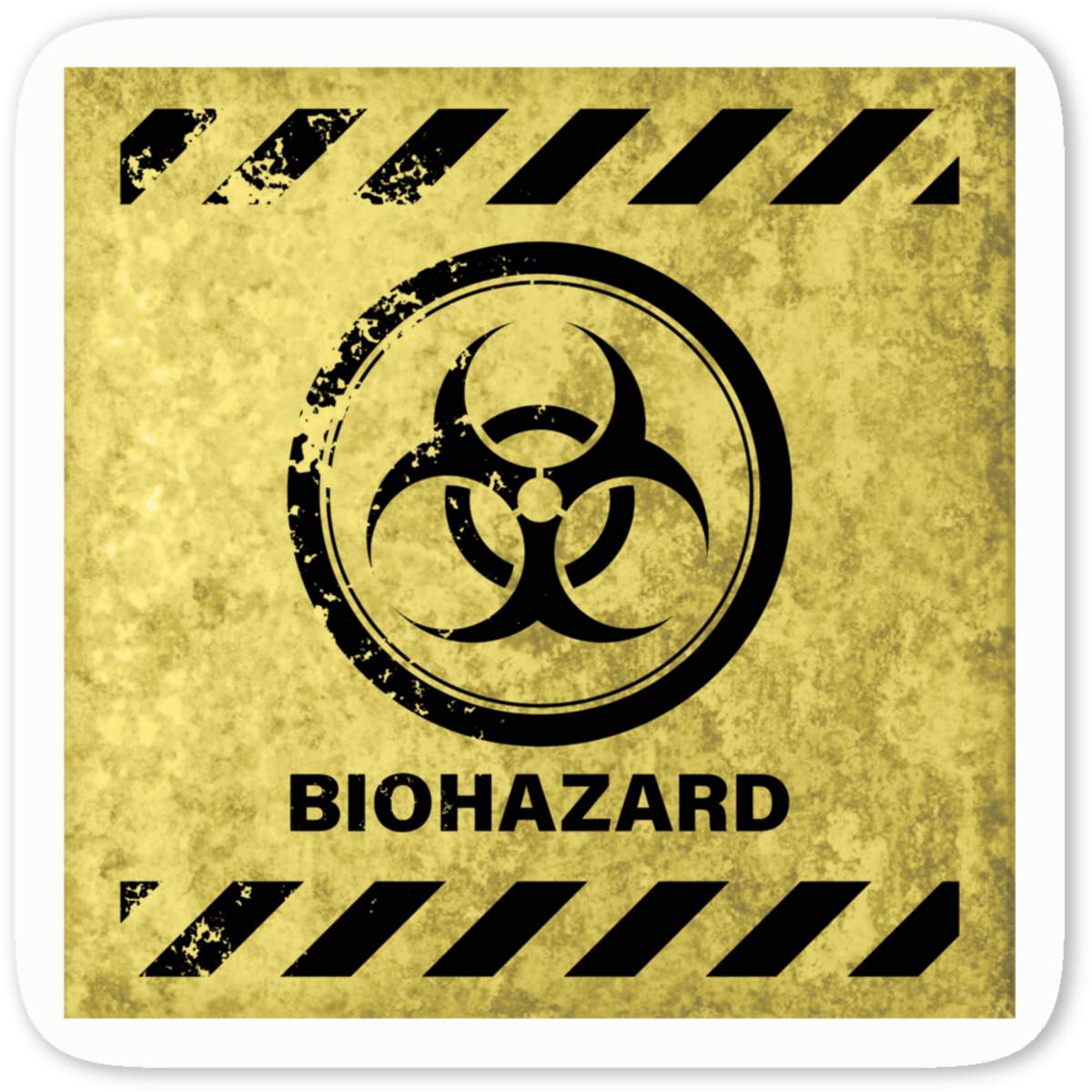 'Biohazard Sign' Premium Vinyl Decal Stickers – Waterproof, Durable & Easy to Apply - Ideal for Cars, Windows, Bins and More (DW041524)