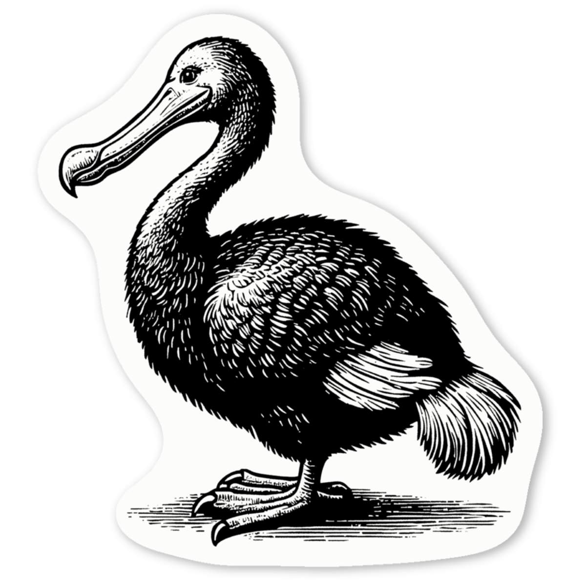 'Dodo Bird' Premium Vinyl Decal Stickers – Waterproof, Durable & Easy to Apply - Ideal for Cars, Windows, Bins and More (DW048342)