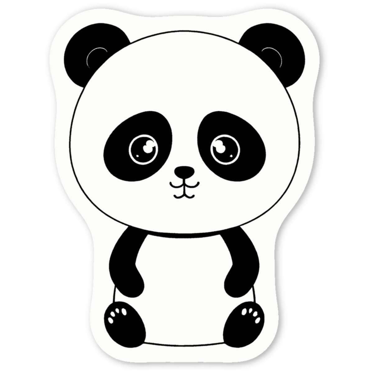'Chibi Panda' Premium Vinyl Decal Stickers – Waterproof, Durable & Easy to Apply - Ideal for Cars, Windows, Bins and More (DW049978)