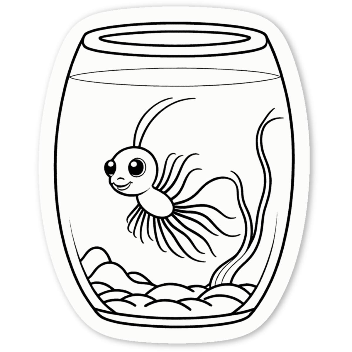 'Sea Monkey' Premium Vinyl Decal Stickers – Waterproof, Durable & Easy to Apply - Ideal for Cars, Windows, Bins and More (DW050251)