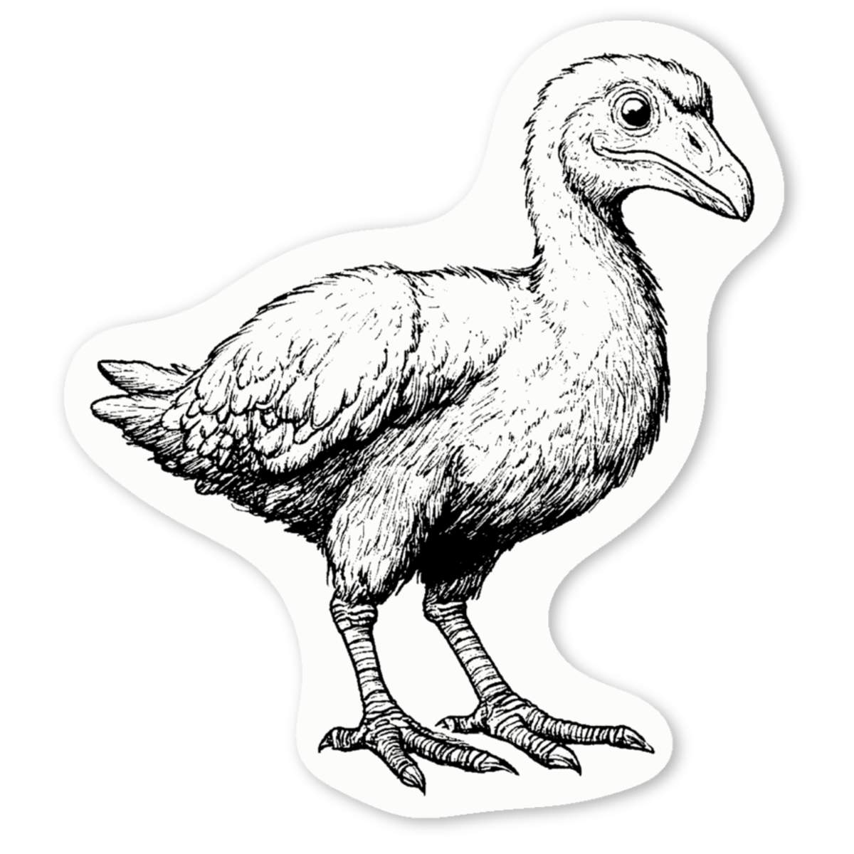'Dodo Bird' Premium Vinyl Decal Stickers – Waterproof, Durable & Easy to Apply - Ideal for Cars, Windows, Bins and More (DW051497)