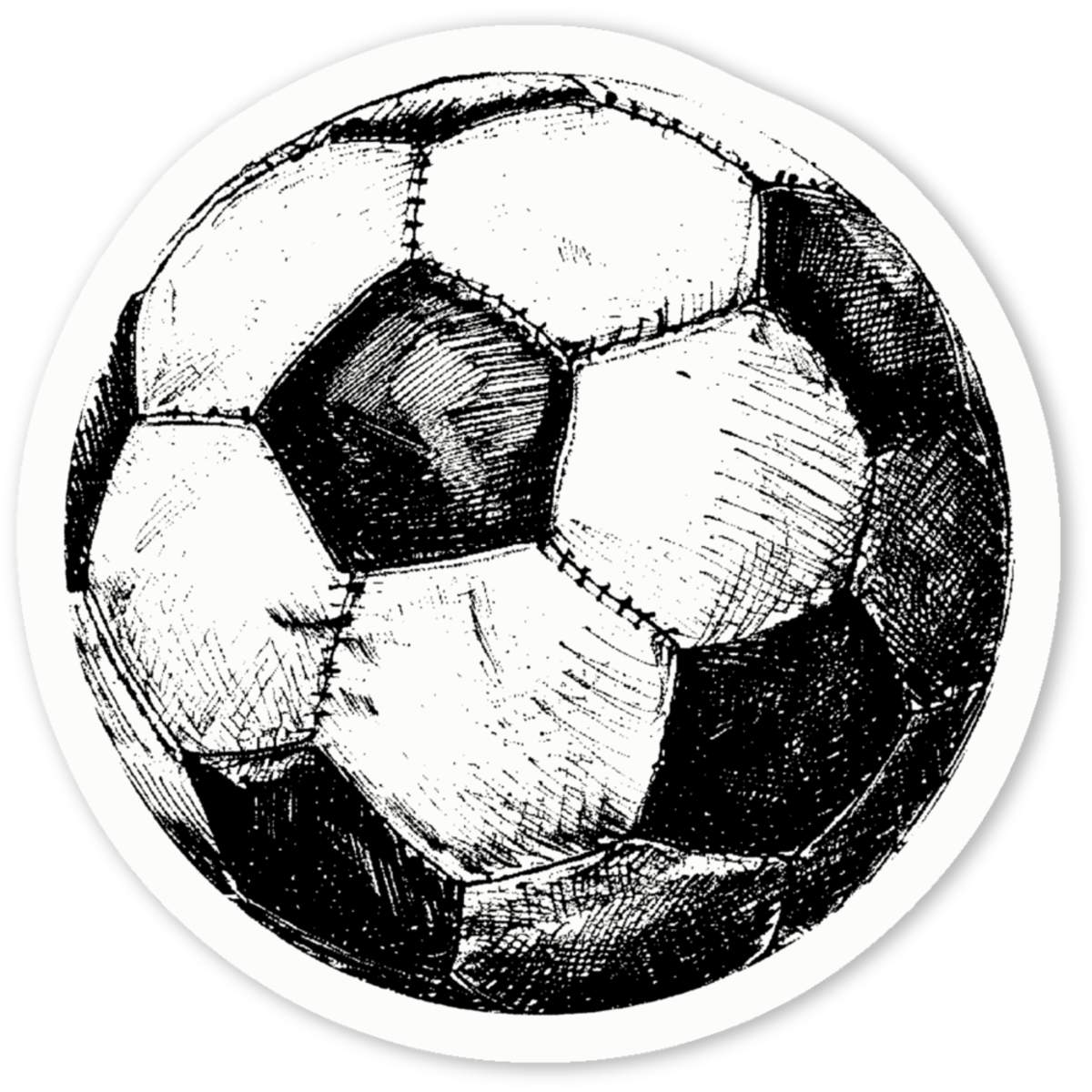 'Soccer Ball' Premium Vinyl Decal Stickers – Waterproof, Durable & Easy to Apply - Ideal for Cars, Windows, Bins and More (DW053287)