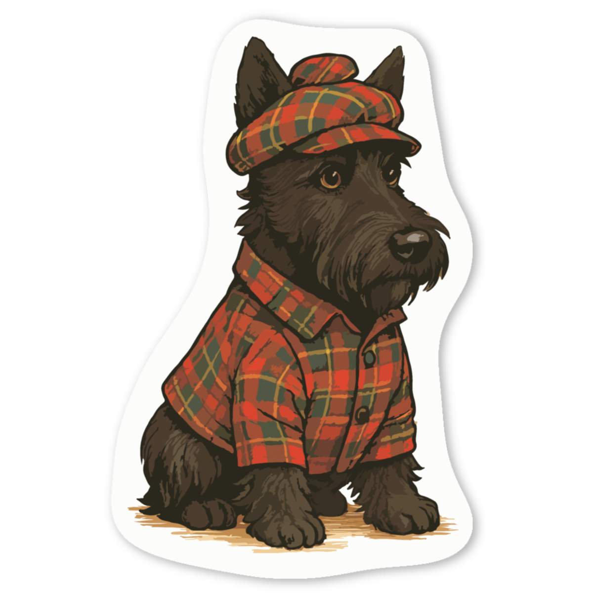 'Scottish Terrier' Premium Vinyl Decal Stickers – Waterproof, Durable & Easy to Apply - Ideal for Cars, Windows, Bins and More (DW055650)