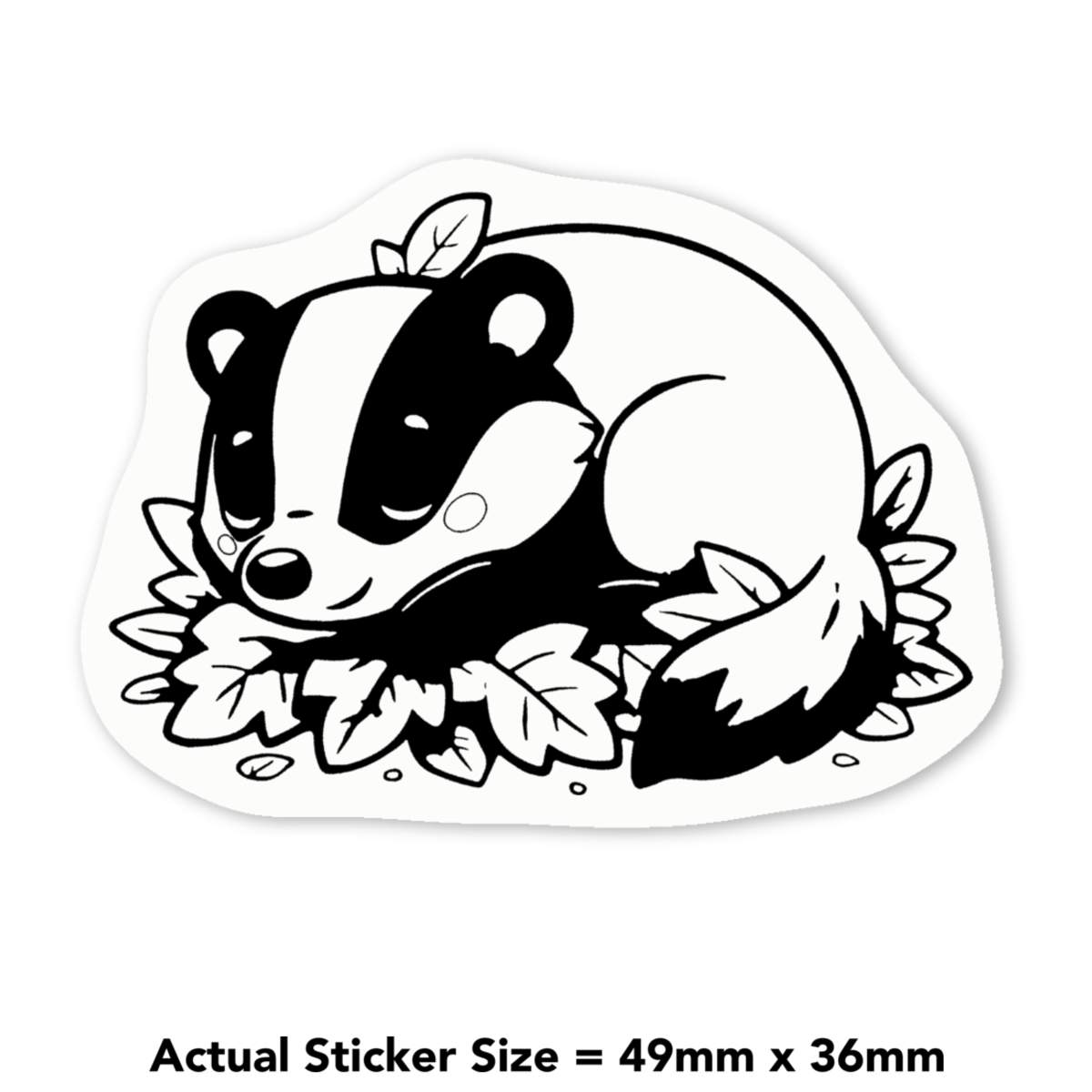 Aufkleber Sticker "Sleepy Badger" (DW056699) - Bild 12 von 36