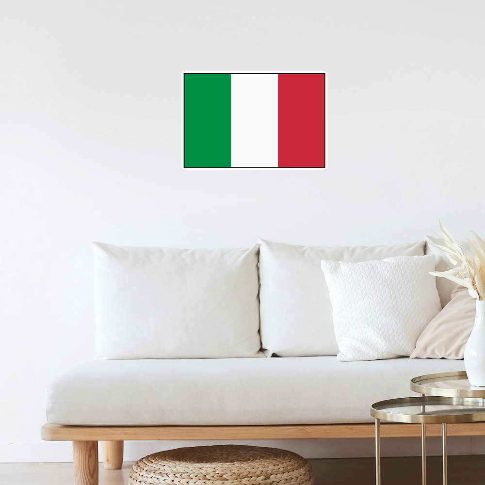 Italienische Flagge' Aufkleber (DW023060)