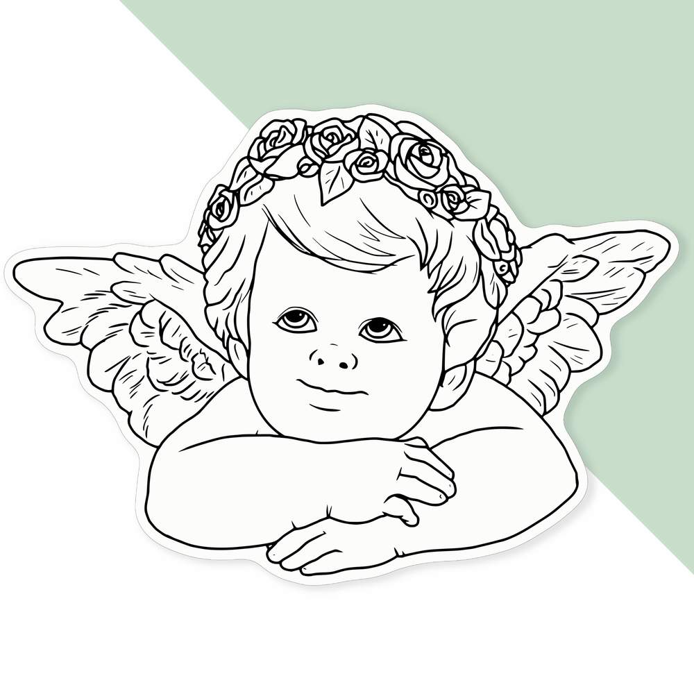 'Cheerful Cherub' Decal Stickers (DW040630) - Picture 25 of 30
