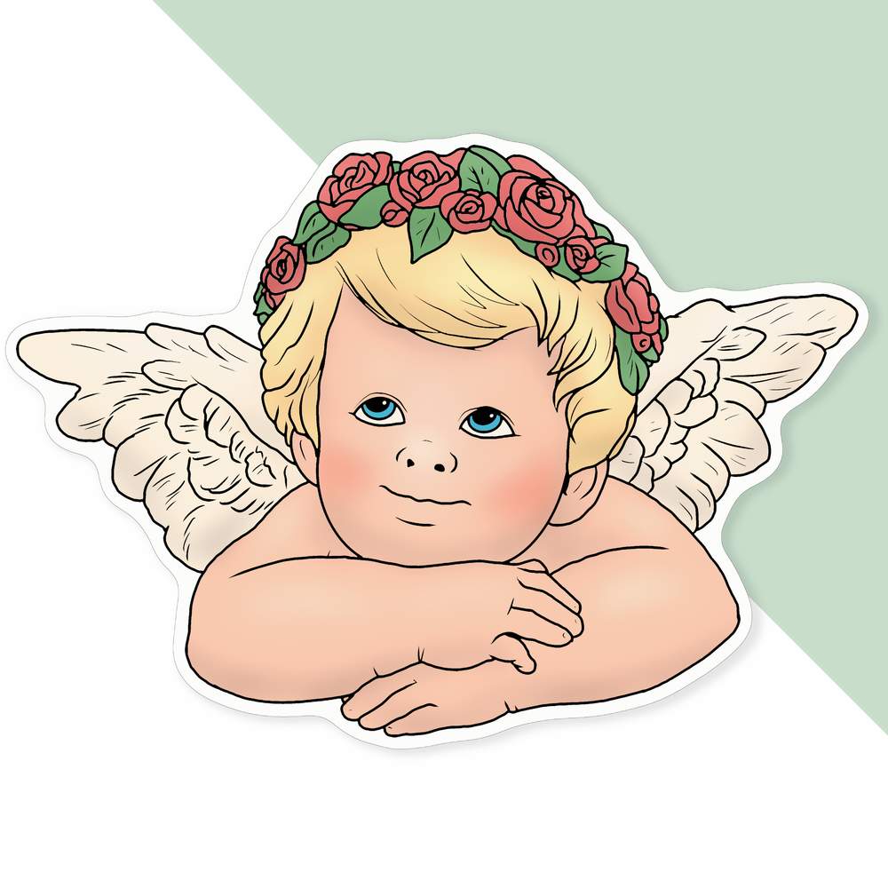 'Cheerful Cherub' Decal Stickers (DW040631) - Picture 25 of 30