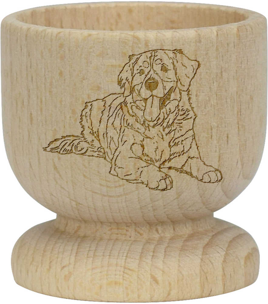 'Bernese Mountain Dog' Wooden Egg Cup (EC00018123)