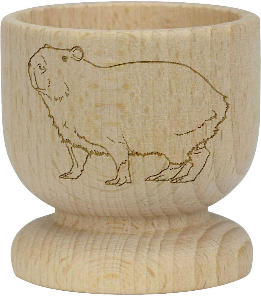 'Capybara' Wooden Egg Cup (EC00018468)