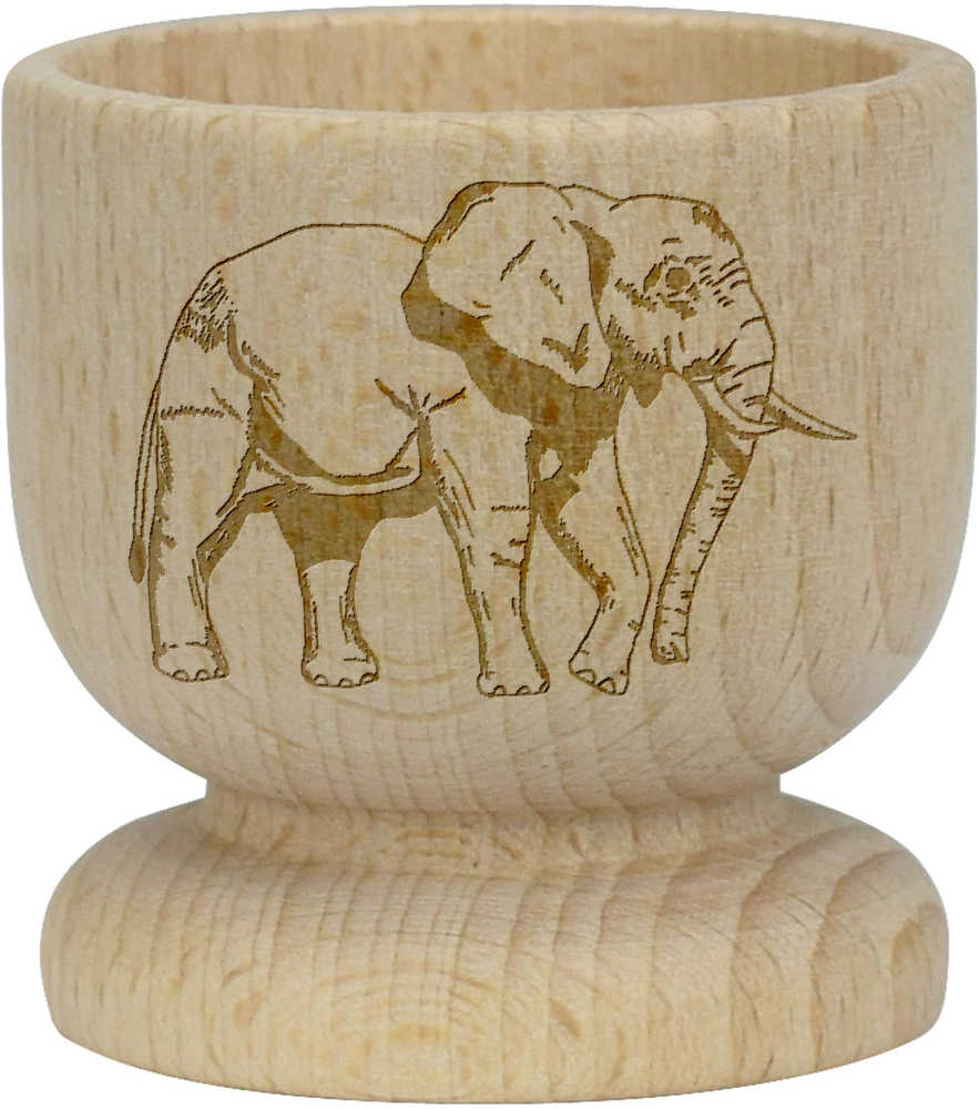 'Elephant' Wooden Egg Cup (EC00019012)