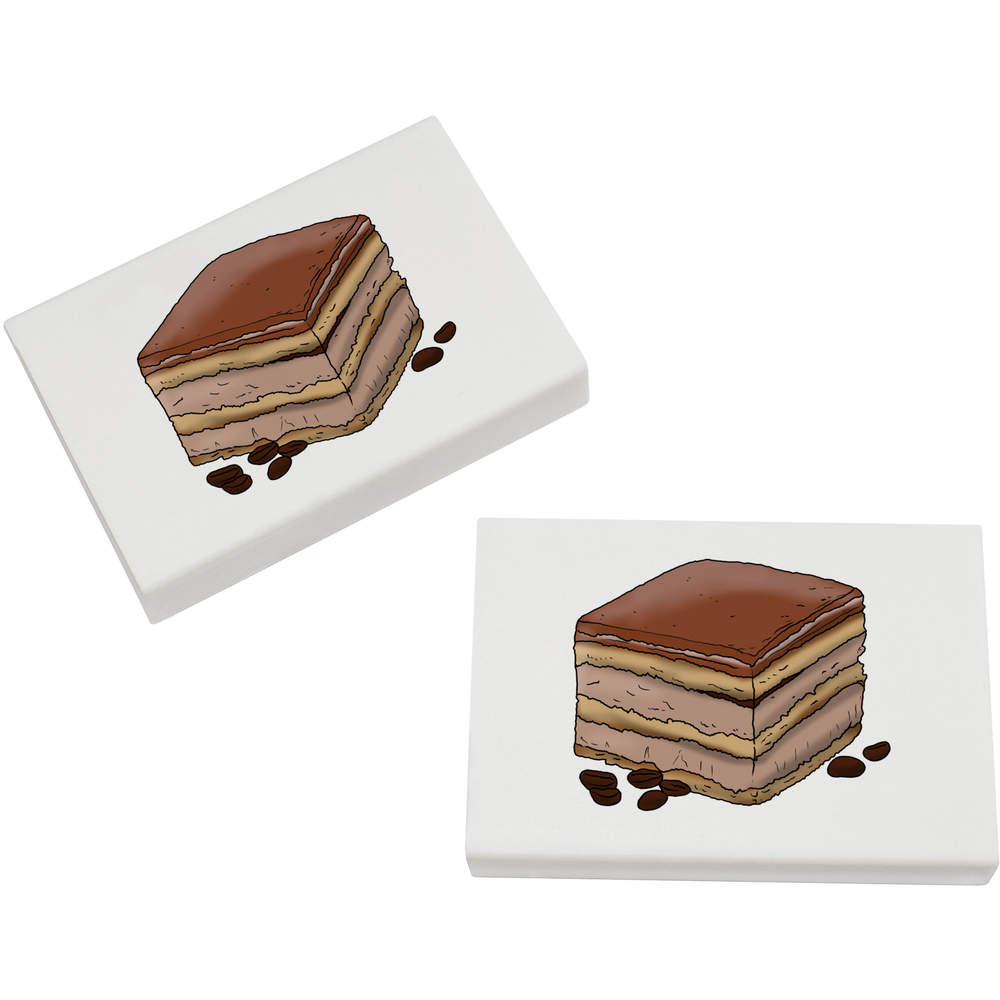 2 x 45mm 'Tiramisu' Erasers / Rubbers (ER00035182)