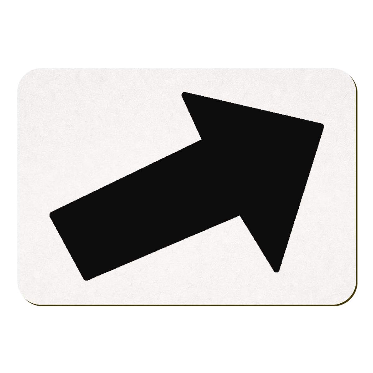 'Arrow' Rectangular Fridge Magnet - Decorative Refrigerator & Whiteboard Magnet for Home, Kitchen or Office - 70mm x 49mm (FM00041292)