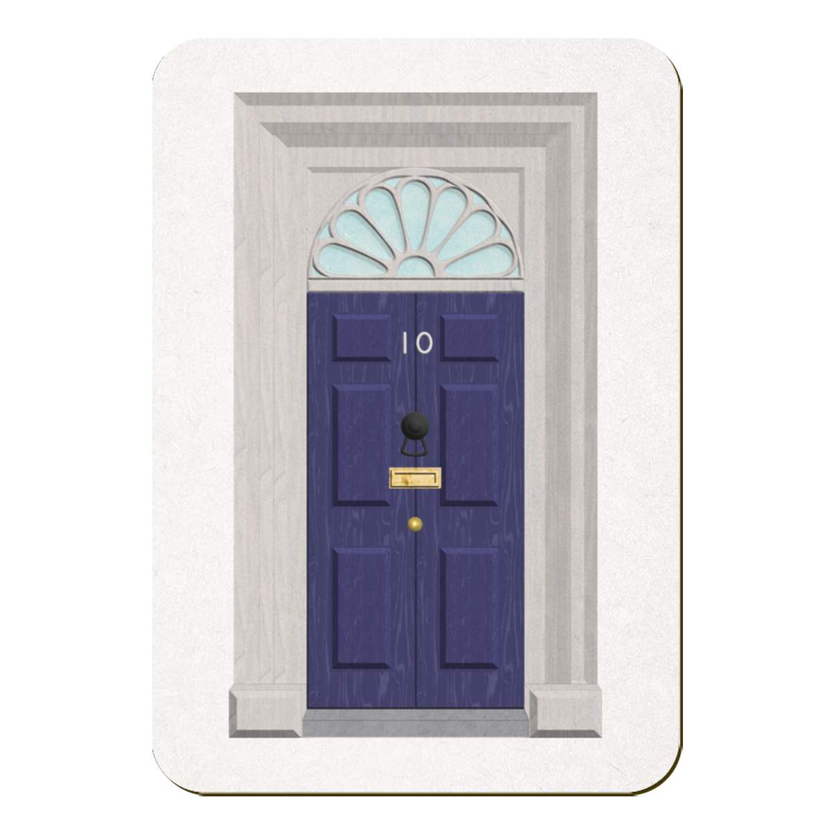 'No. 10 Downing Street' Fridge Magnet - 70mm x 49mm - Decorative Refrigerator & Whiteboard Magnet for Home, Kitchen or Office (FM00053122)