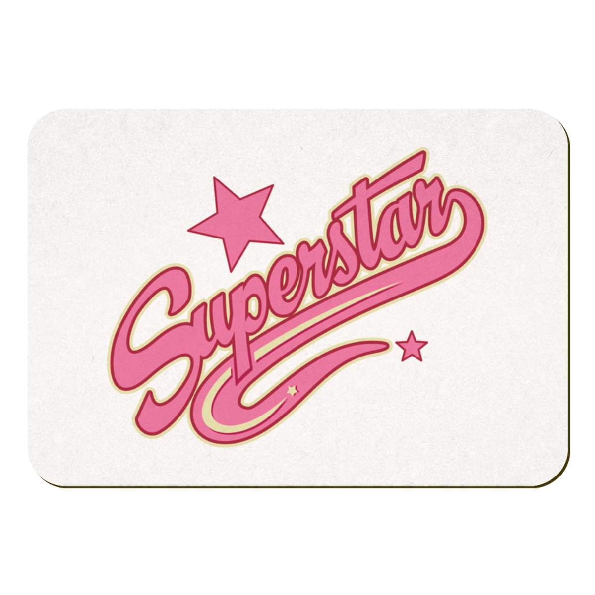 'Superstar' Fridge Magnet - 70mm x 49mm - Decorative Refrigerator & Whiteboard Magnet for Home, Kitchen or Office (FM00055578)