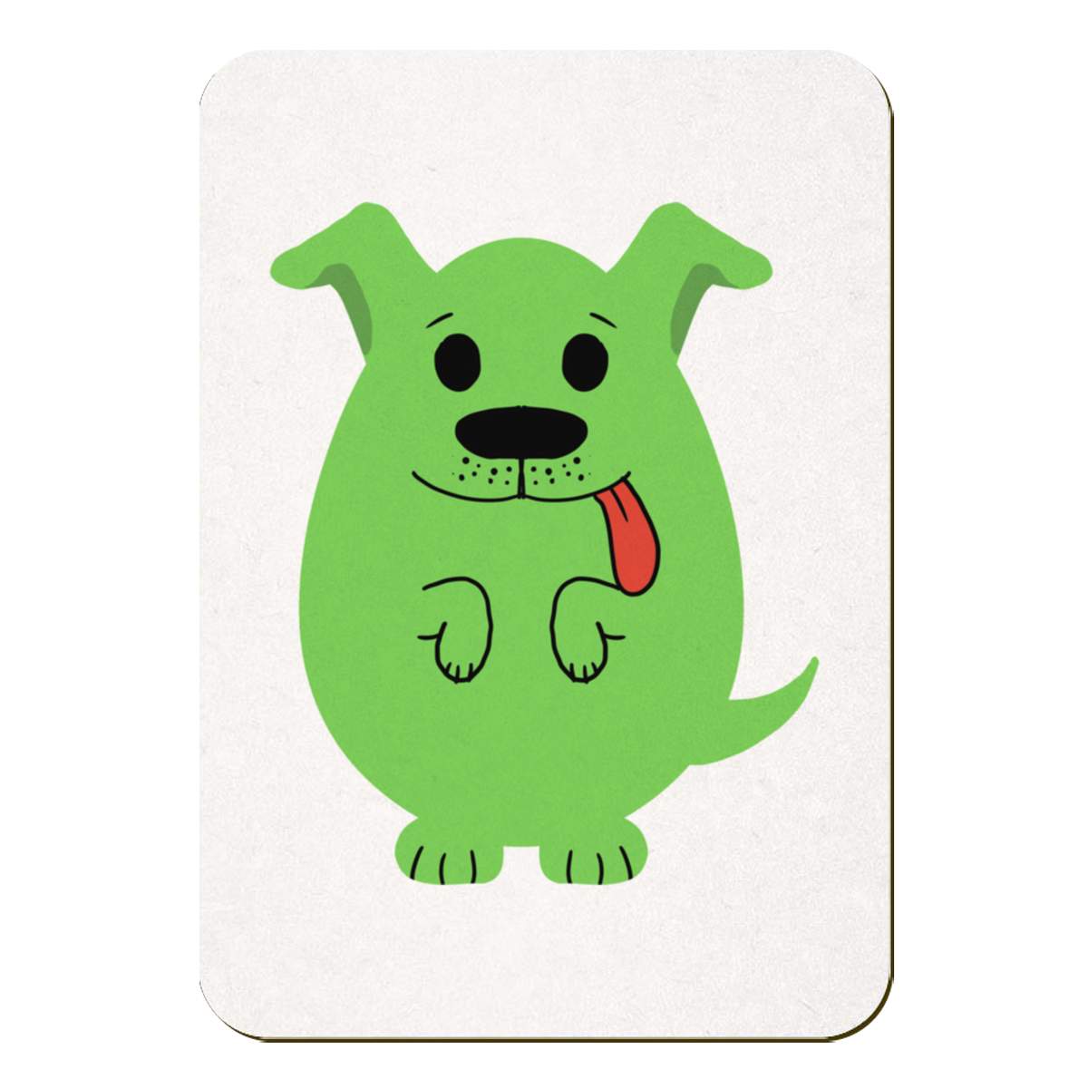 'Easter Egg Pup' Rectangular Fridge Magnet - Decorative Refrigerator & Whiteboard Magnet for Home, Kitchen or Office - 70mm x 49mm (FM00057281)