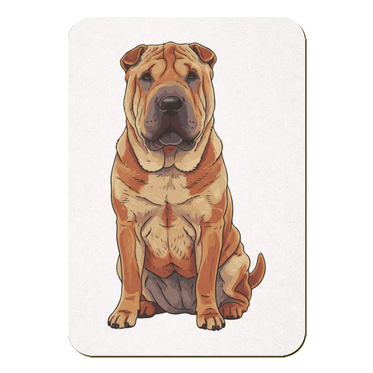 'Guard Dog' Fridge Magnet - 70mm x 49mm - Decorative Refrigerator & Whiteboard Magnet for Home, Kitchen or Office (FM00063311)