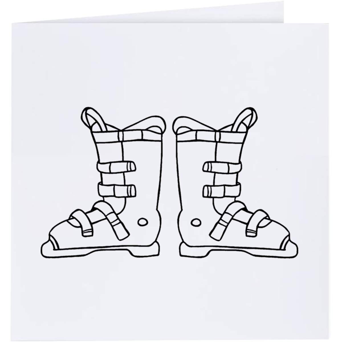 'Ski Boots' Greeting Cards (GC023945)