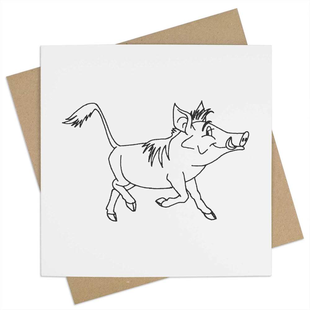 'Warthog' Greeting Cards (GC010129)