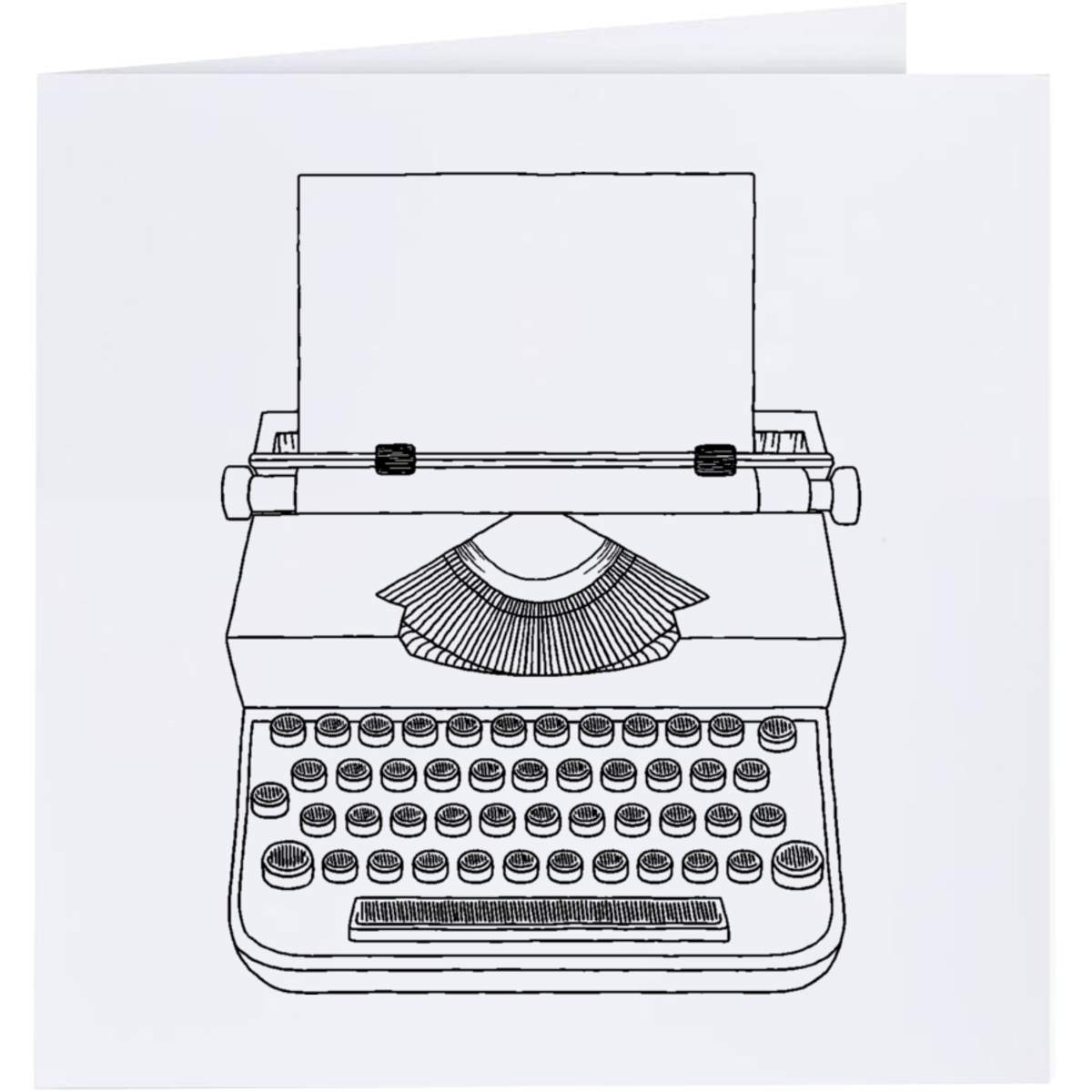 'Typewriter' Greeting Cards (GC026698)