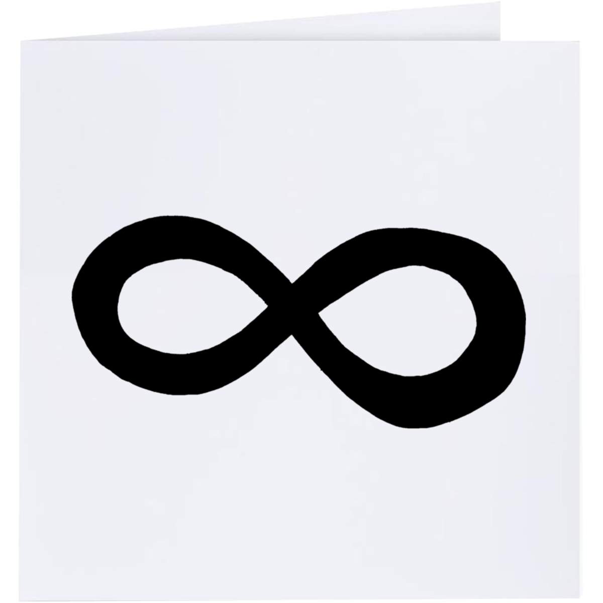 'Infinity Symbol' Blank Greeting Card (GC00007922)