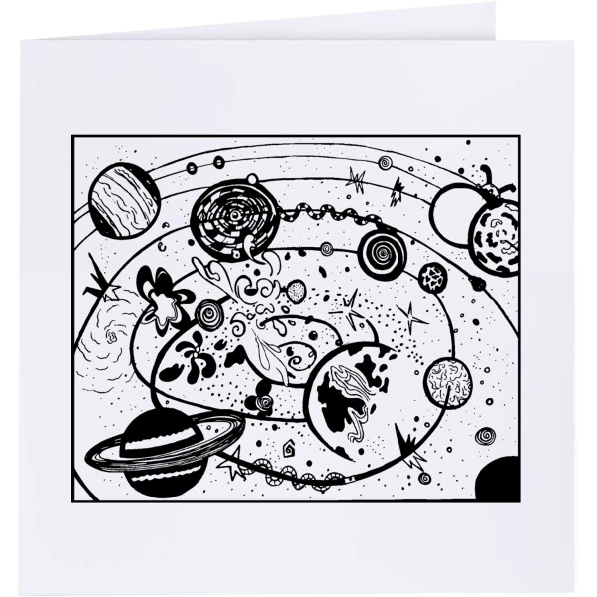 'Space Scene' Greeting Cards (GC007564)