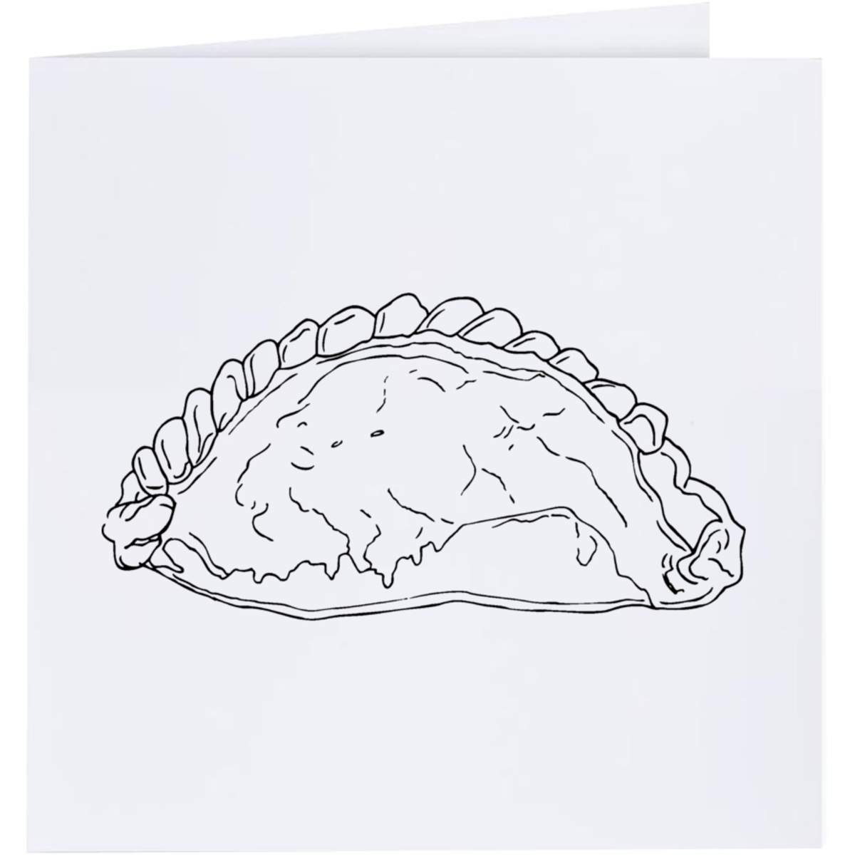 'Cornish Pasty' Greeting Cards (GC012240)