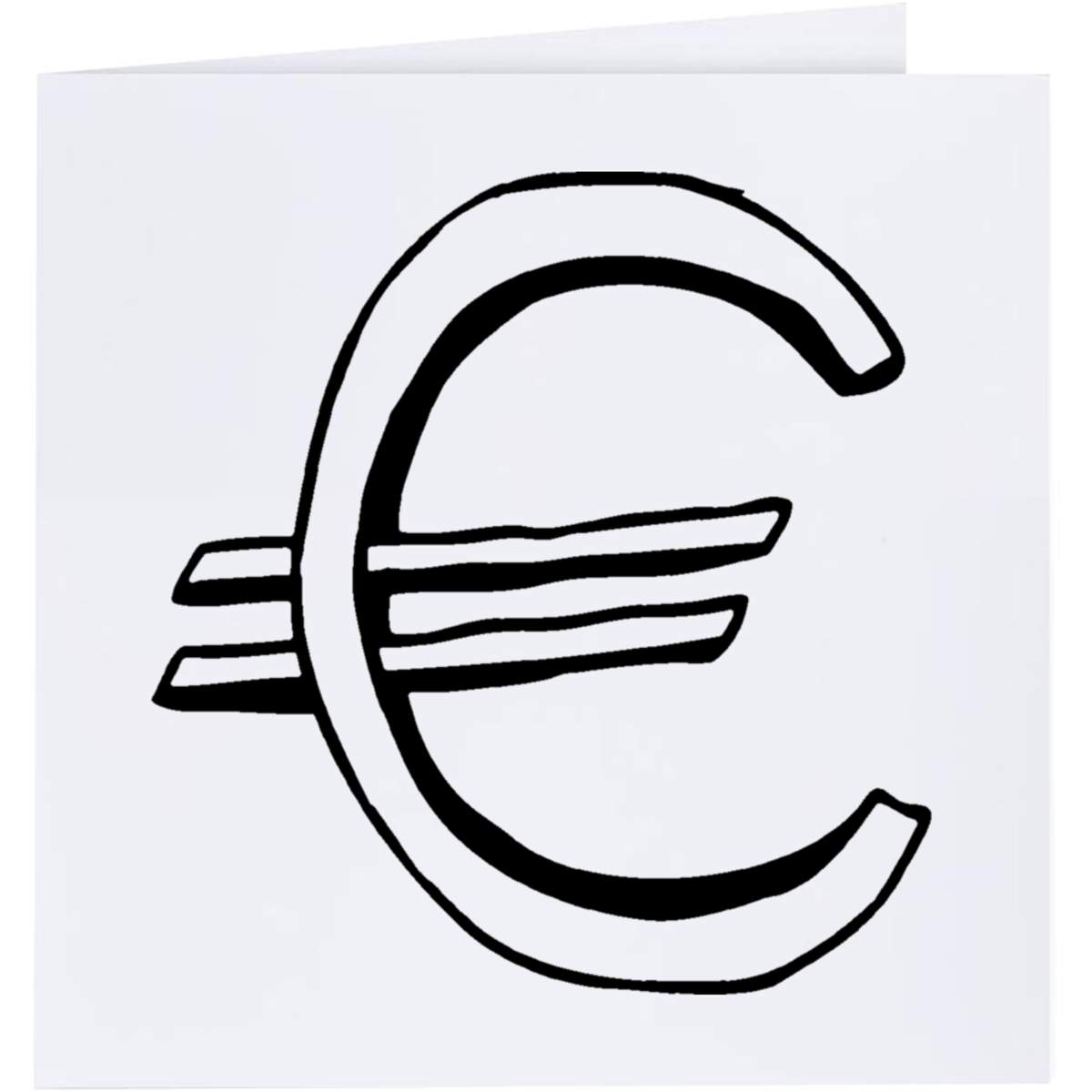 'Euro Symbol' Greeting Cards (GC013637)