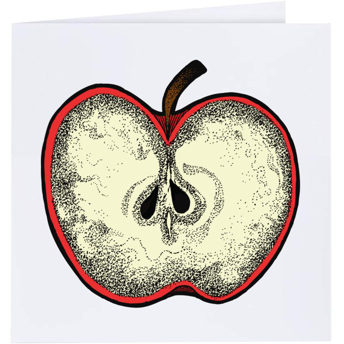 'Apple Half' Greeting Cards (GC020464)