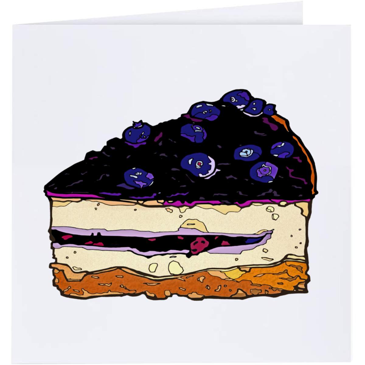 'Blueberry Cheesecake' Greeting Cards (GC024266)