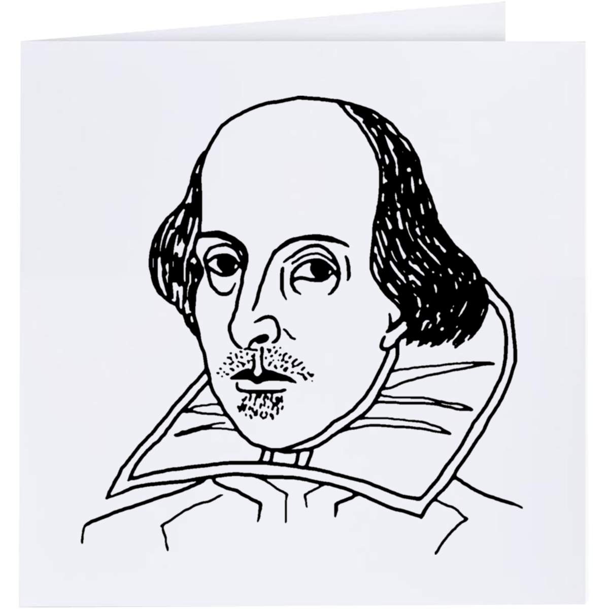 'Shakespeare Portrait' Greeting Cards (GC026745)