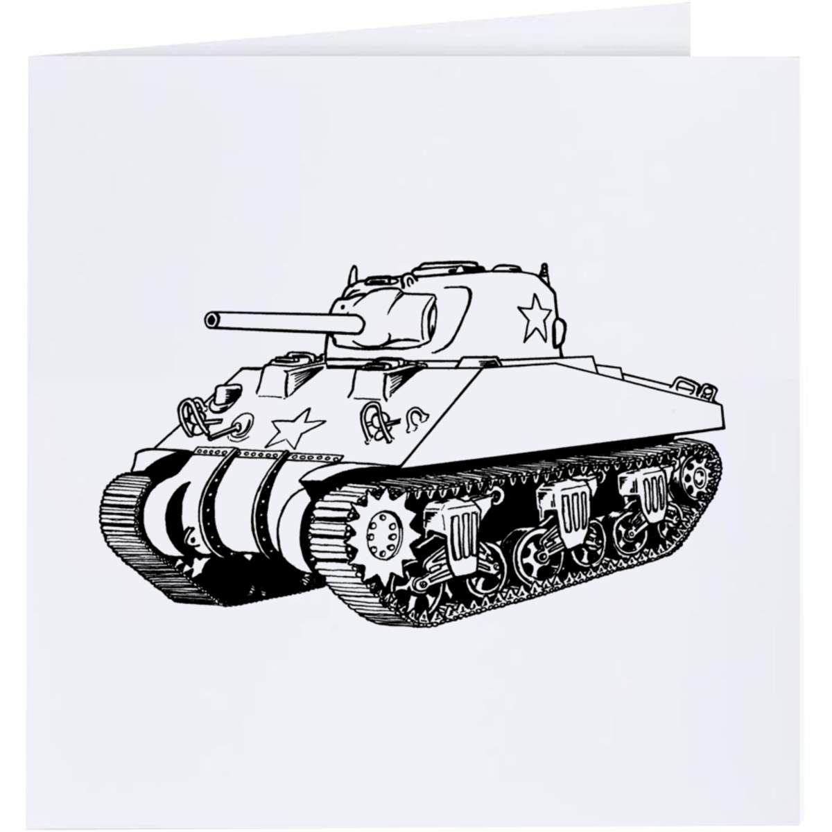'M4 Sherman Tank' Greeting Cards (GC027417)