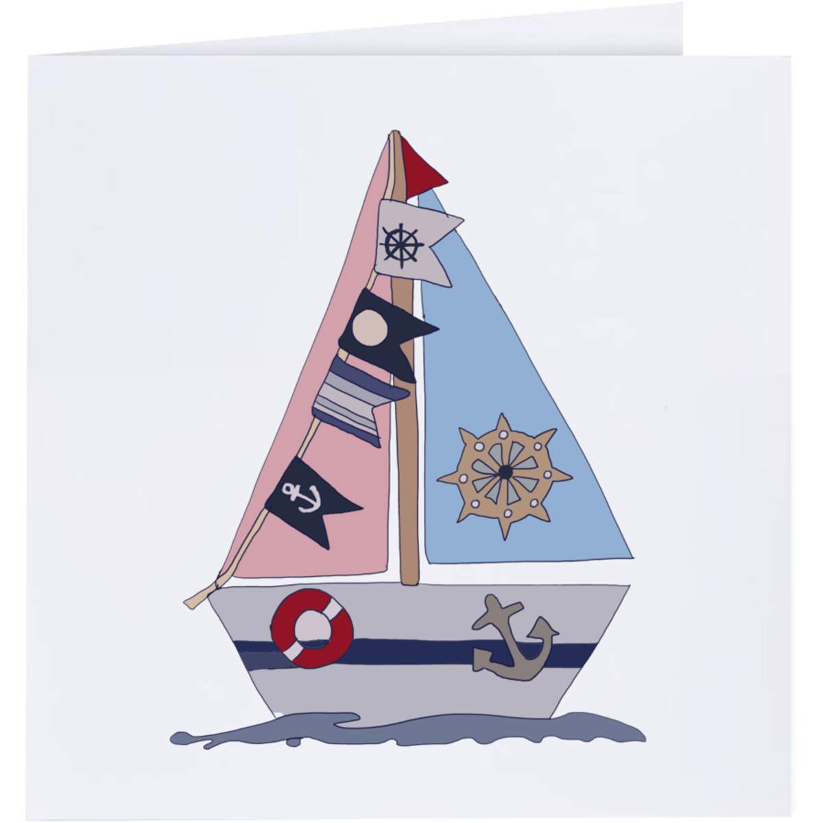 'Sail Boat' Greeting Cards (GC027424)