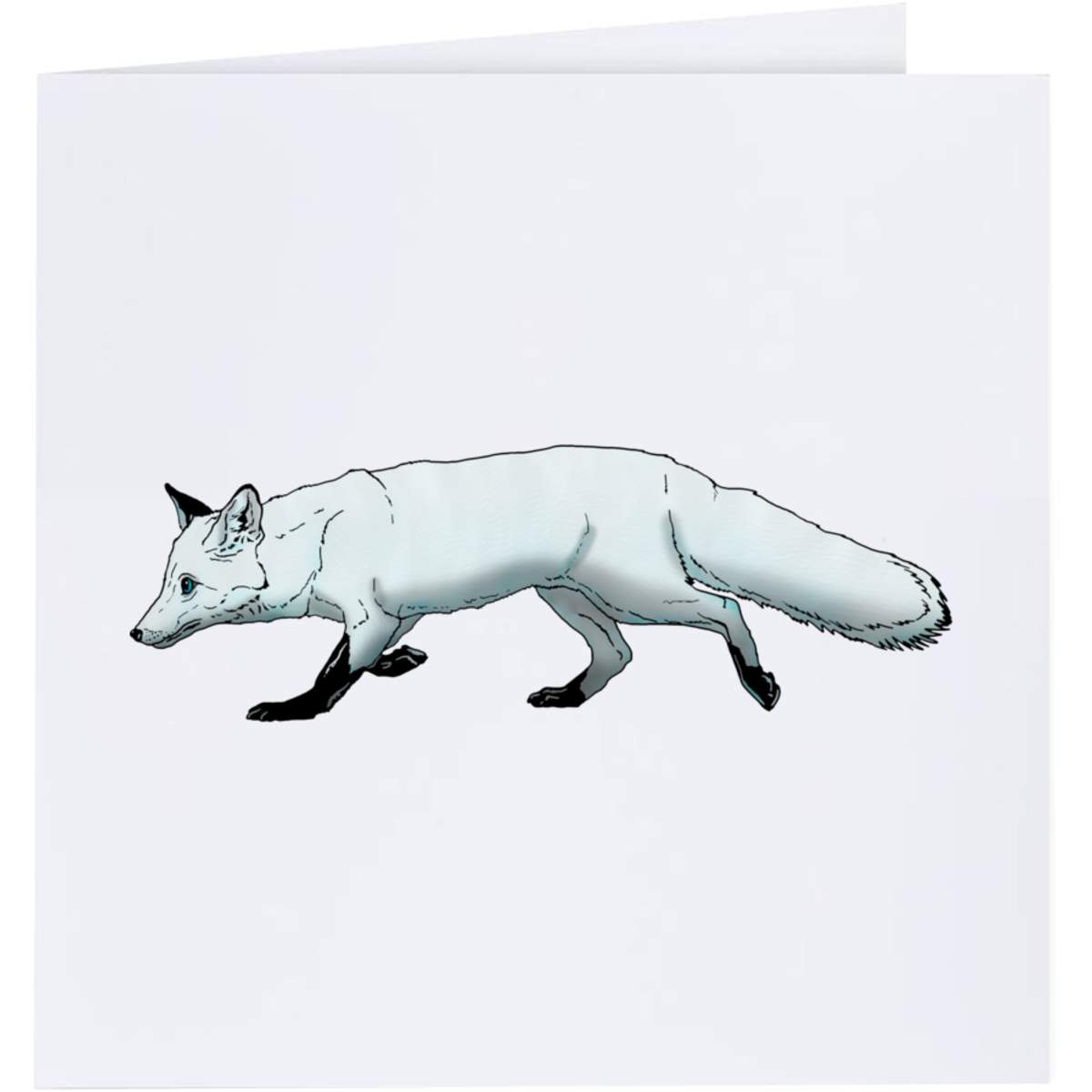 'Hunting Arctic Fox' Greeting Cards (GC028959)