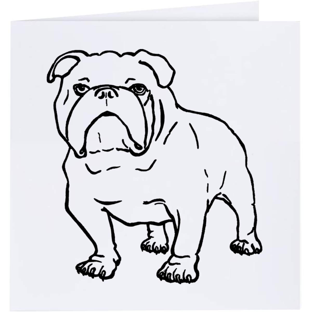 'Bulldog' Greeting Cards (GC031810)