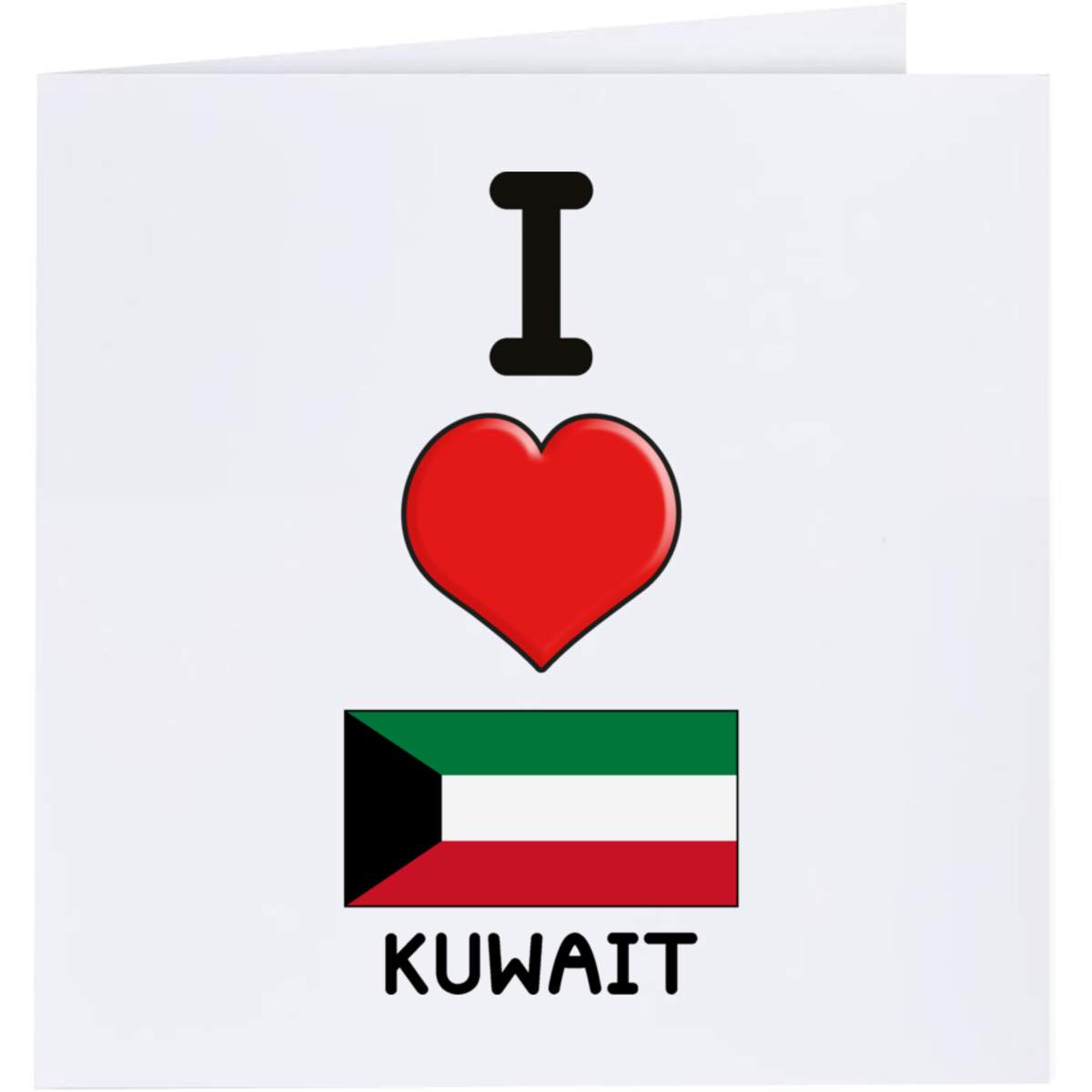 'I Love Kuwait' Greeting Cards (GC033609)