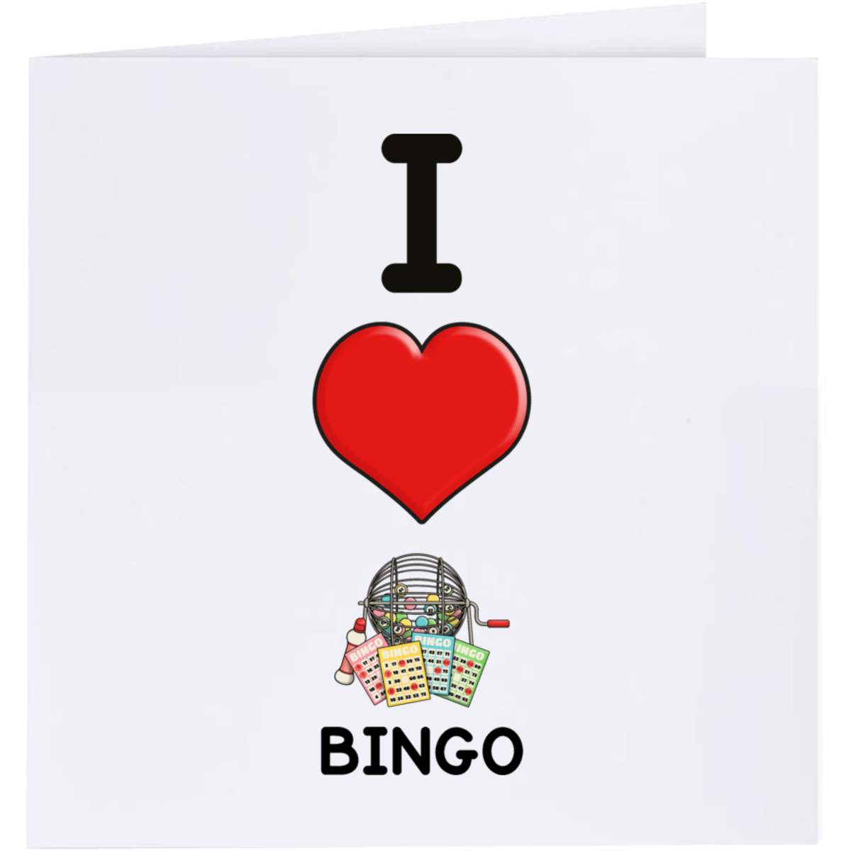 'I Love Bingo' Greeting Cards (GC034195)
