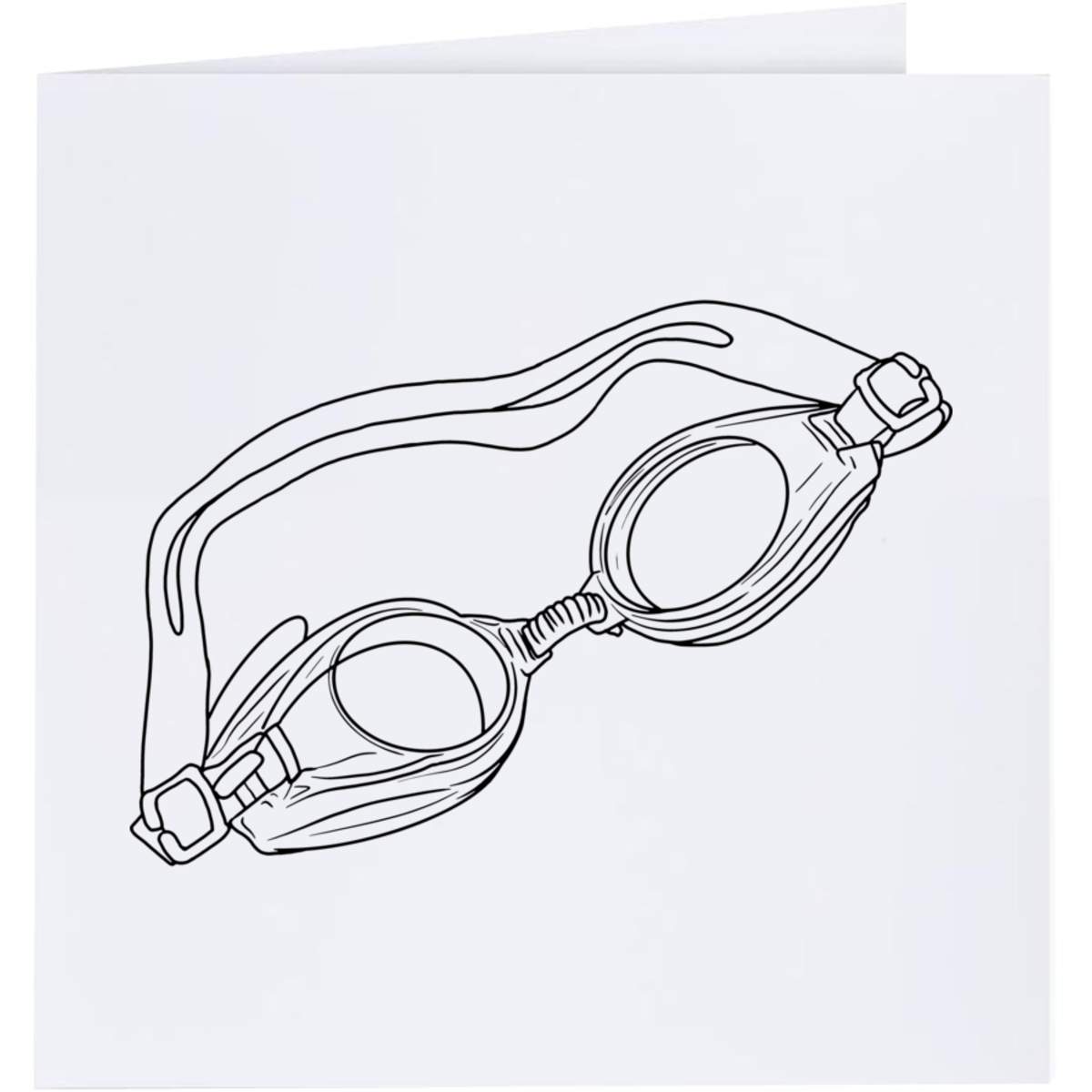 'Swimming Goggles' Greeting Cards (GC035932)