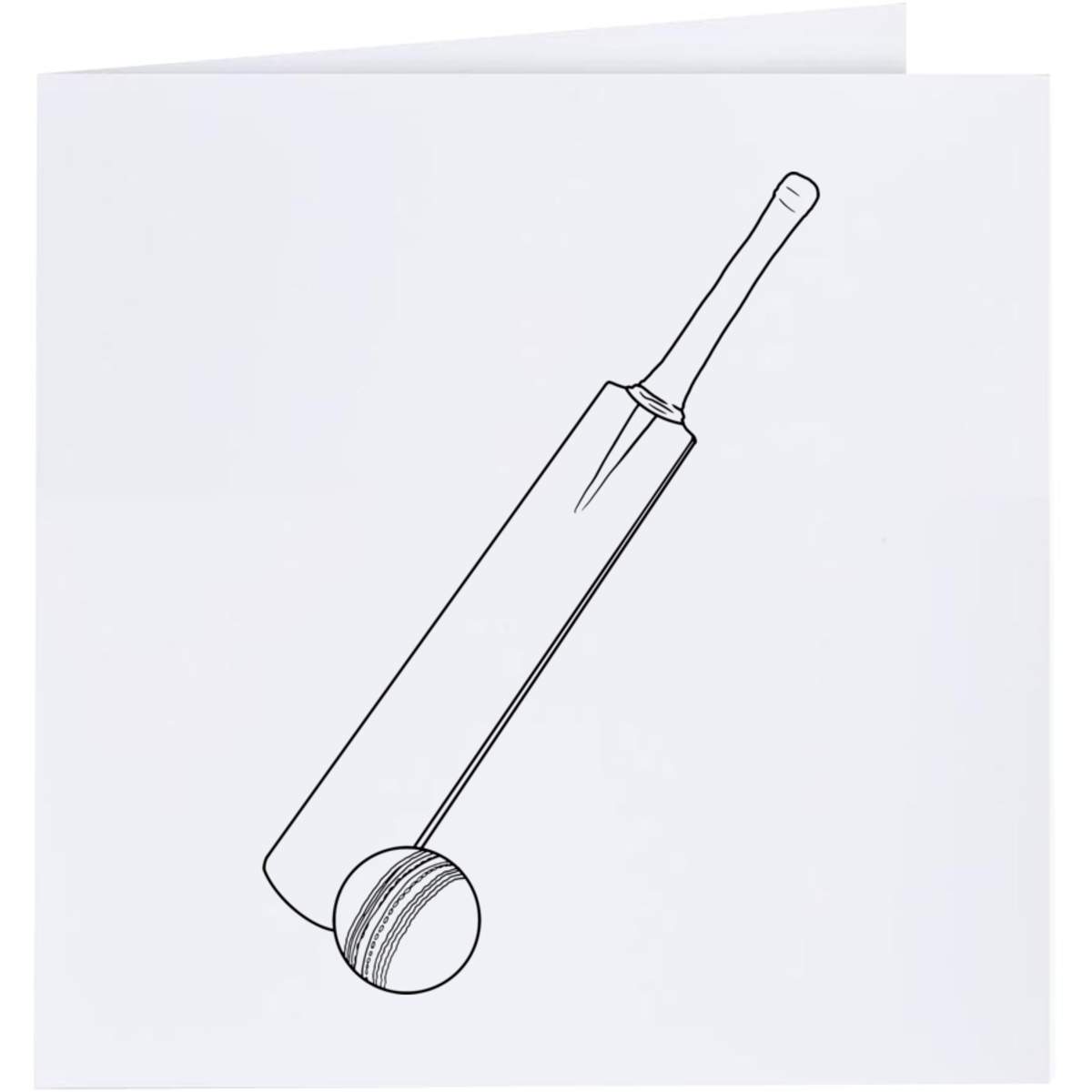 'Cricket Bat & Ball' Greeting Cards (GC038043)