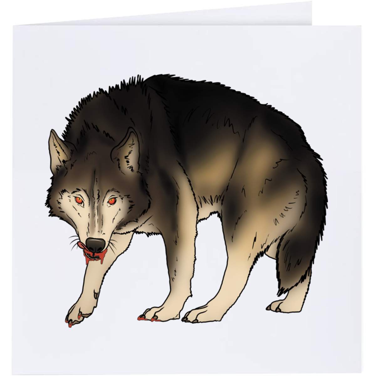 'Werewolf' Greeting Cards (GC039243)