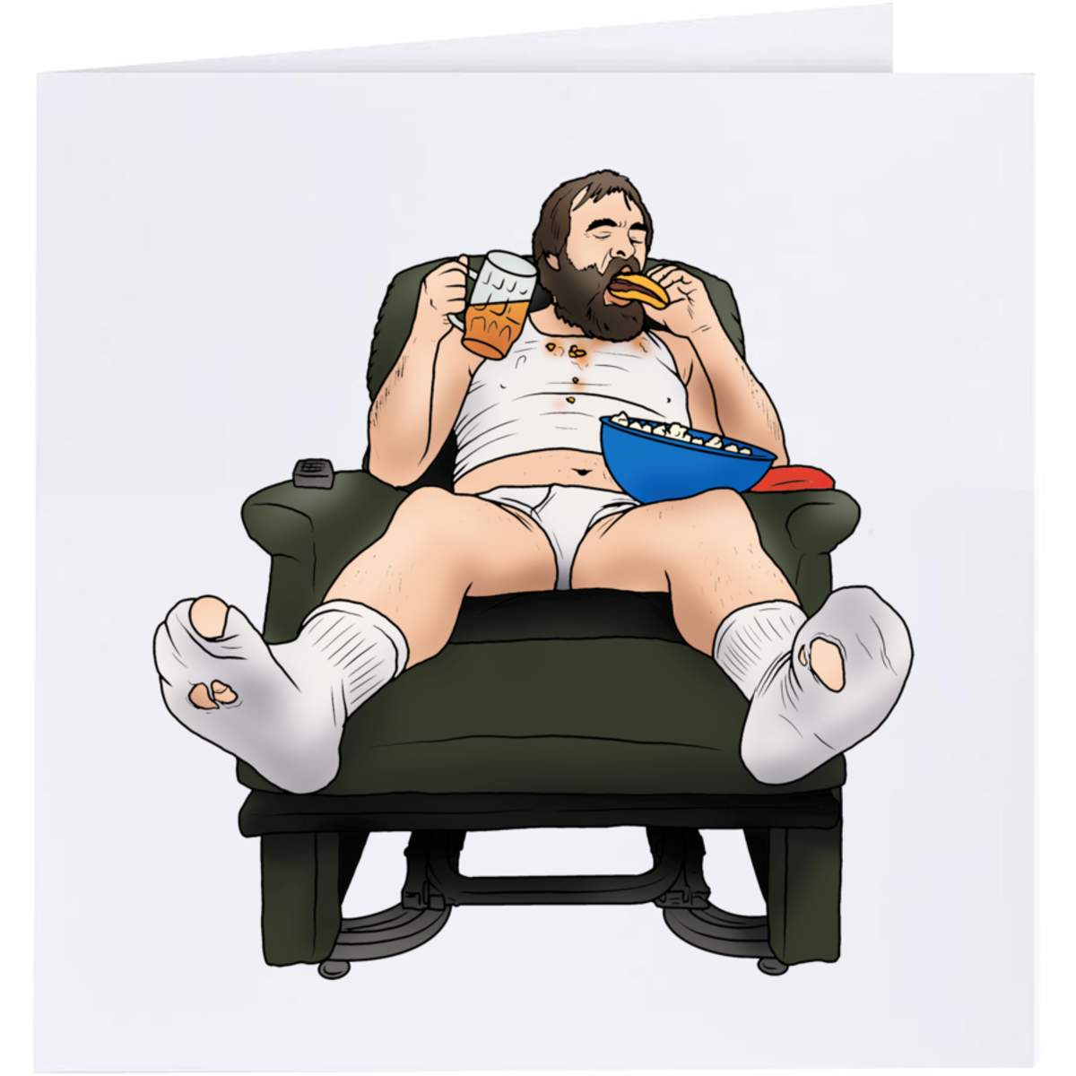 'Disgusting Slob' Greeting Cards (GC040497)