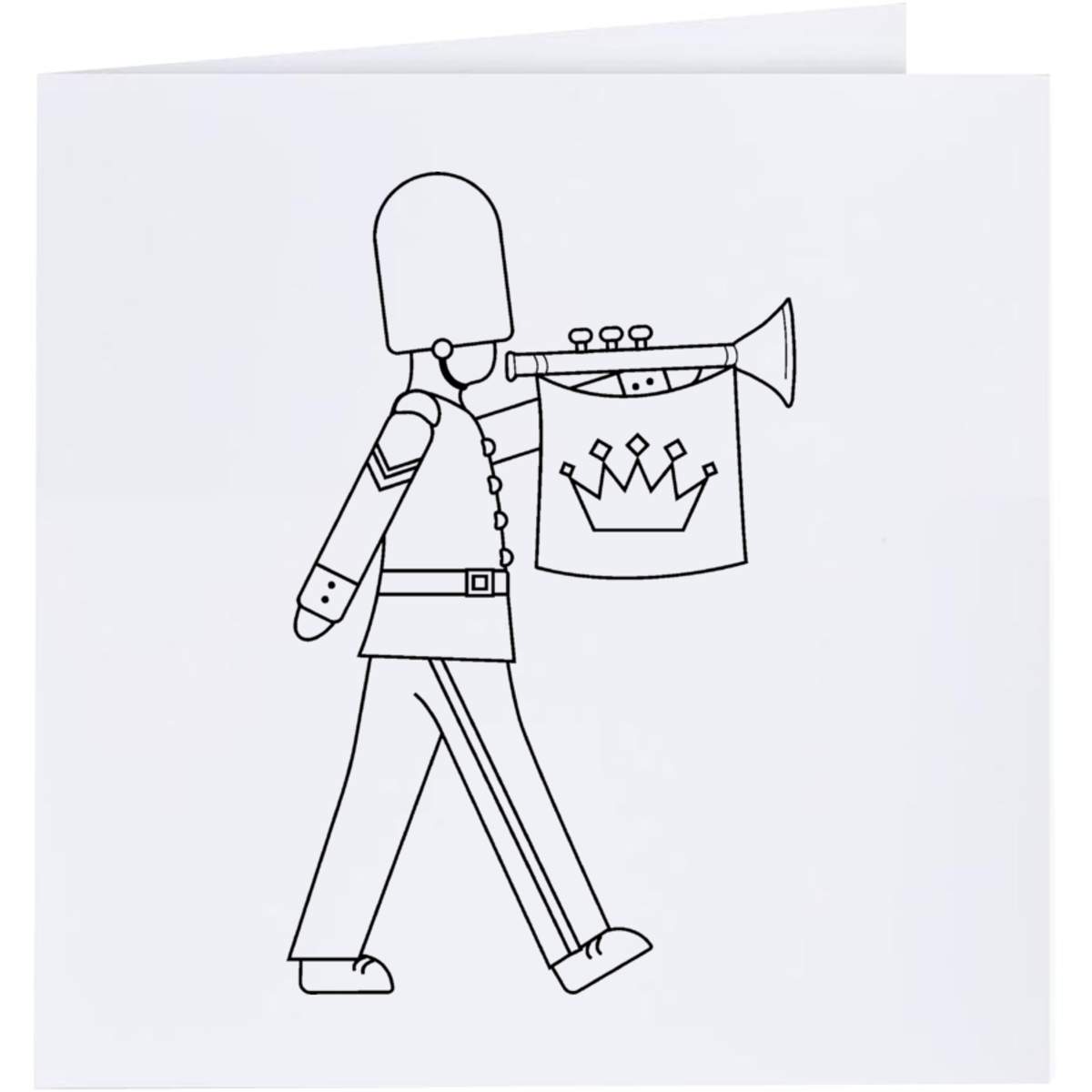 'Royal Marching Guardsman' Greeting Cards (GC043235)