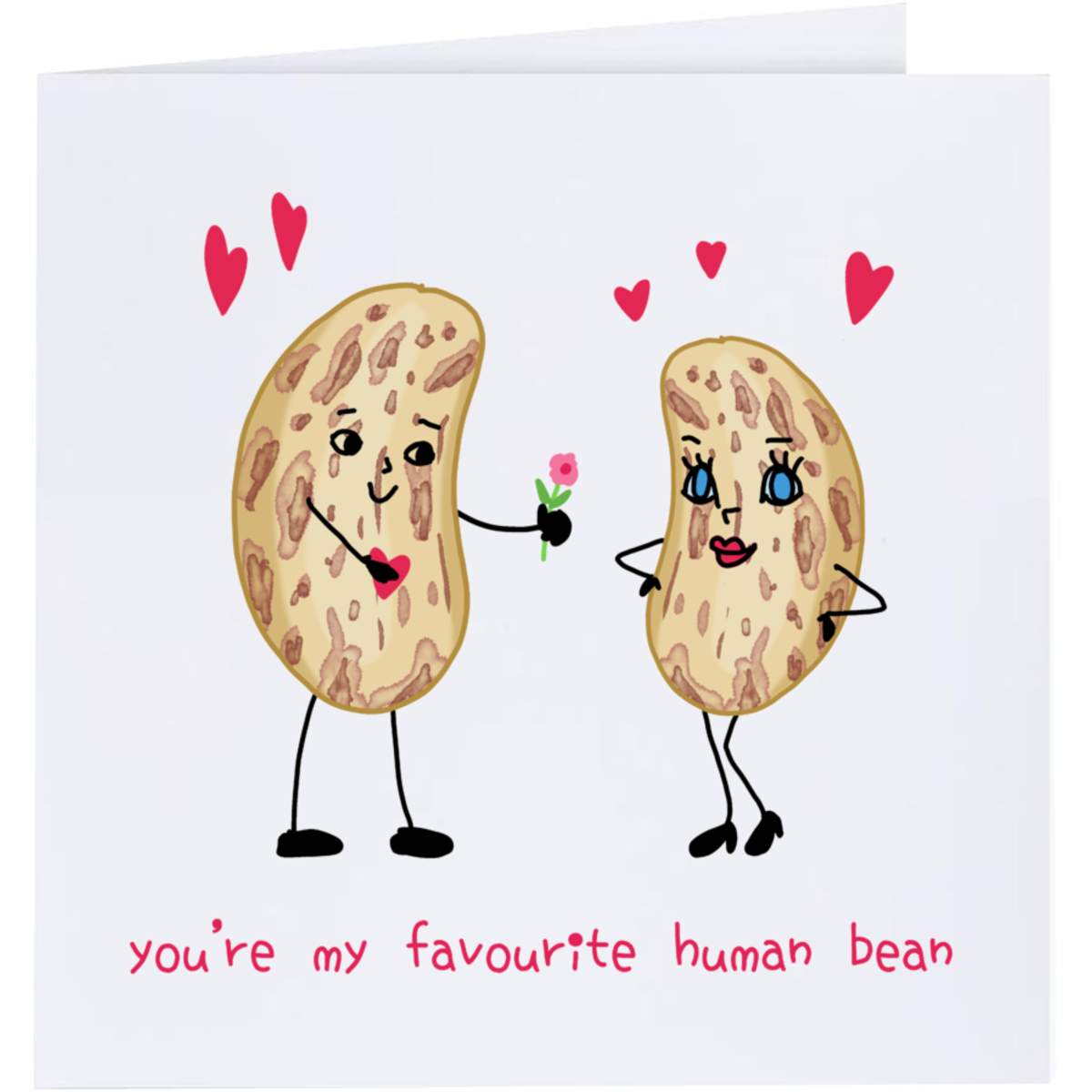 'You're My Favourite Human Bean' Greeting Cards (GC044361)