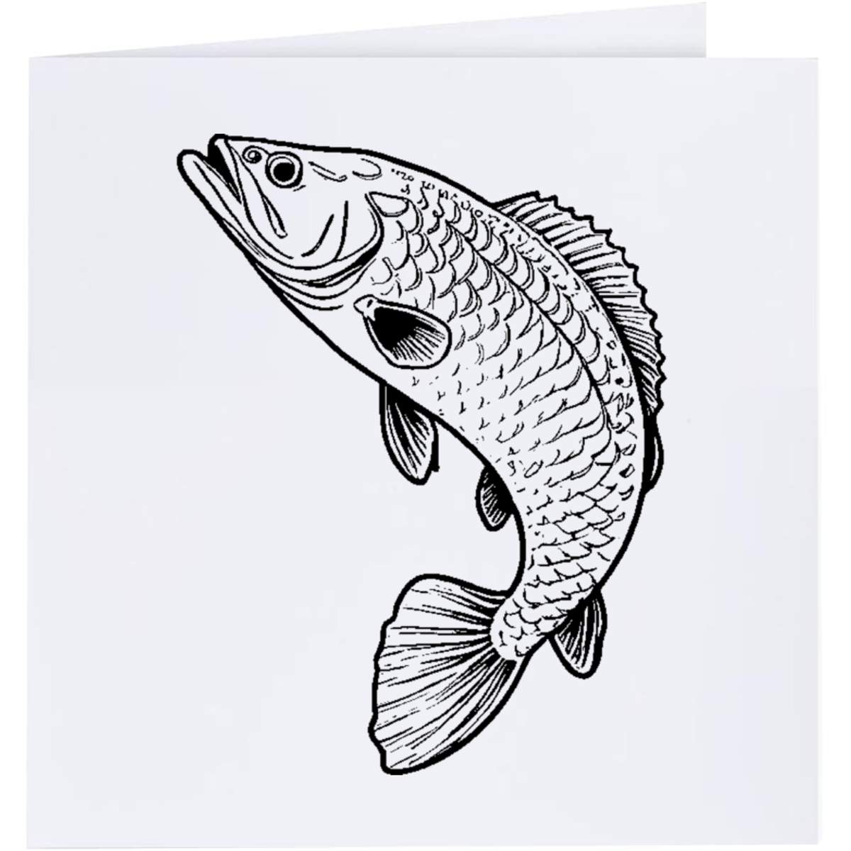 'Pike Fish' Greeting Cards (GC044818)