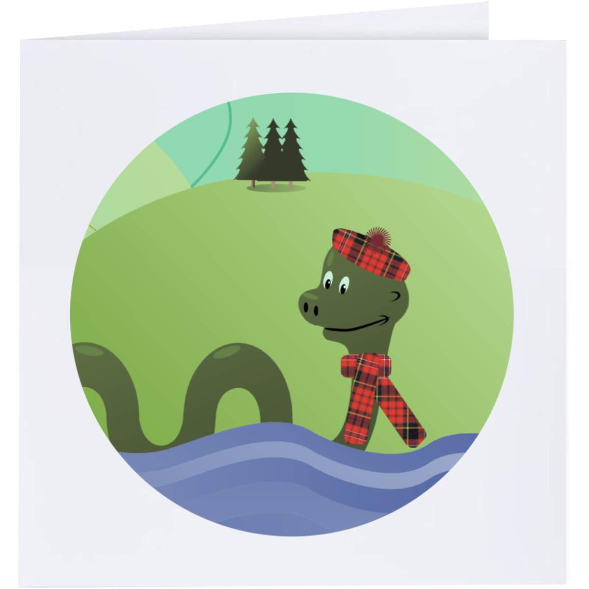 'Nessie The Loch Ness Monster' Greeting Cards (GC049198)